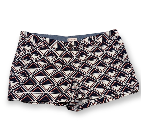 Merona Pattern Shorts Size 14 - Picture 1 of 5